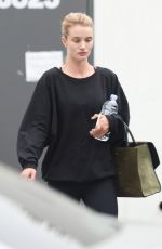 ROSIE HUNTINGTON-WHITELEY Leaves a Gym in West Hollywood 04/24/2015