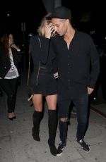 ROSIE HUNTINGTON-WHITELEY Night Out in West Hollywood