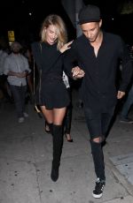 ROSIE HUNTINGTON-WHITELEY Night Out in West Hollywood