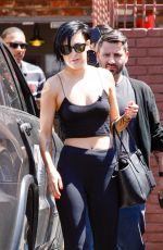 RUMER WILLIS Arrives at Dancing with the Stars Rehearsals in Hollywood 04/17/2015