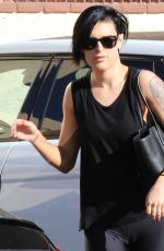 RUMER WILLIS Arrives at Dancing with the Stars Rehearsals in Hollywood