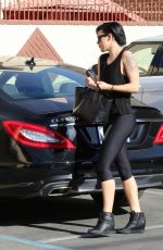 RUMER WILLIS Arrives at Dancing with the Stars Rehearsals in Hollywood