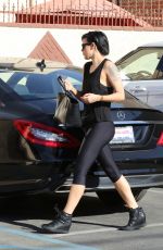 RUMER WILLIS Arrives at Dancing with the Stars Rehearsals in Hollywood