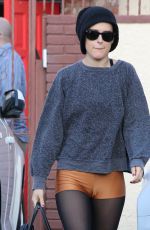 RUMER WILLIS Leaves DWTS Rehearsals in Hollywood