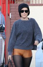 RUMER WILLIS Leaves DWTS Rehearsals in Hollywood