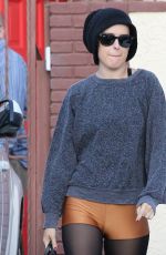 RUMER WILLIS Leaves DWTS Rehearsals in Hollywood