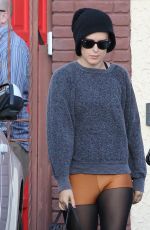 RUMER WILLIS Leaves DWTS Rehearsals in Hollywood