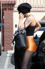 RUMER WILLIS Leaves DWTS Rehearsals in Hollywood