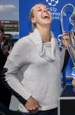 SABINE LISICKI at UEFA Champions League Trophy Tour in Berlin