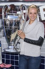SABINE LISICKI at UEFA Champions League Trophy Tour in Berlin