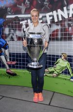 SABINE LISICKI at UEFA Champions League Trophy Tour in Berlin
