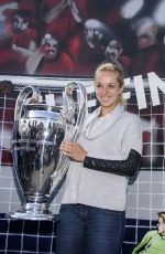 SABINE LISICKI at UEFA Champions League Trophy Tour in Berlin