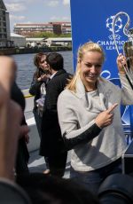 SABINE LISICKI at UEFA Champions League Trophy Tour in Berlin