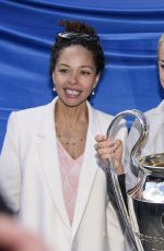SABINE LISICKI at UEFA Champions League Trophy Tour in Berlin