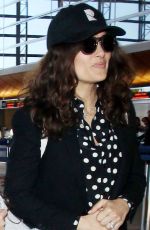 SALMA HAYEK at Los Angeles International Airport 04/18/2015