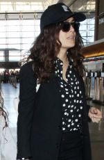 SALMA HAYEK at Los Angeles International Airport 04/18/2015