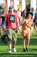 SARAH HYLAND at 2015 Coachella Music Festival, Day 1