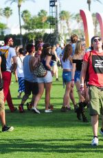 SARAH HYLAND at 2015 Coachella Music Festival, Day 1