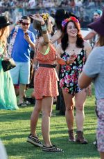 SARAH HYLAND at 2015 Coachella Music Festival, Day 2