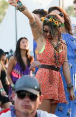 SARAH HYLAND at 2015 Coachella Music Festival, Day 2