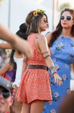 SARAH HYLAND at 2015 Coachella Music Festival, Day 2