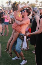 SARAH HYLAND at 2015 Coachella Music Festival, Day 2
