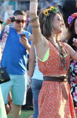 SARAH HYLAND at 2015 Coachella Music Festival, Day 2