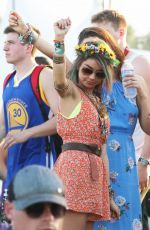 SARAH HYLAND at 2015 Coachella Music Festival, Day 2