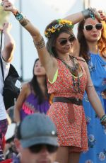 SARAH HYLAND at 2015 Coachella Music Festival, Day 2