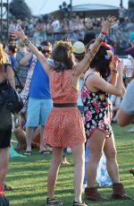 SARAH HYLAND at 2015 Coachella Music Festival, Day 2