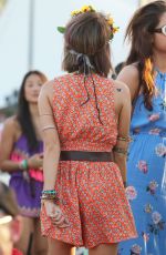 SARAH HYLAND at 2015 Coachella Music Festival, Day 2