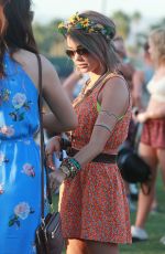 SARAH HYLAND at 2015 Coachella Music Festival, Day 2