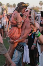 SARAH HYLAND at 2015 Coachella Music Festival, Day 2