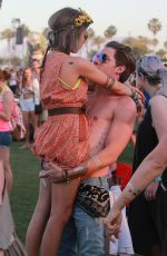 SARAH HYLAND at 2015 Coachella Music Festival, Day 2