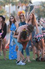 SARAH HYLAND at 2015 Coachella Music Festival, Day 2