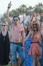 SARAH HYLAND at 2015 Coachella Music Festival, Day 2