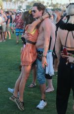 SARAH HYLAND at 2015 Coachella Music Festival, Day 2
