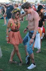SARAH HYLAND at 2015 Coachella Music Festival, Day 2