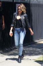 SARAH HYLAND in Jeans Out and About in Los Angeles