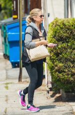 SARAH MICHELLE GELLAR in Spandex Out and About in Los Angeles