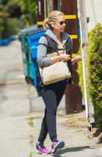 SARAH MICHELLE GELLAR in Spandex Out and About in Los Angeles