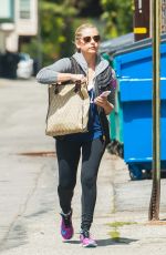 SARAH MICHELLE GELLAR in Spandex Out and About in Los Angeles