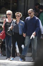 SCARLETT JOHANSSON and Romain Dauriac Out in Paris 04/20/2015