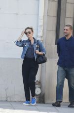 SCARLETT JOHANSSON and Romain Dauriac Out in Paris 04/20/2015
