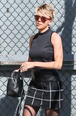 SCARLETT JOHANSSON Arrives at Jimmy Kimmel Live! in Hollywood