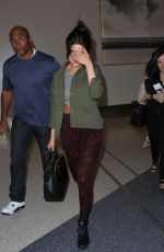SELENA GOMEZ Arrives at Los Angeles International Airport