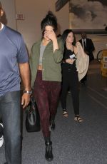 SELENA GOMEZ Arrives at Los Angeles International Airport