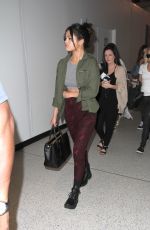 SELENA GOMEZ Arrives at Los Angeles International Airport