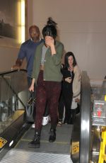 SELENA GOMEZ Arrives at Los Angeles International Airport