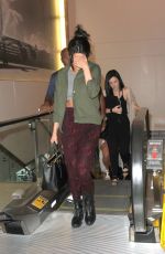 SELENA GOMEZ Arrives at Los Angeles International Airport